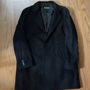 Express Factory Outlet Black Peacoat